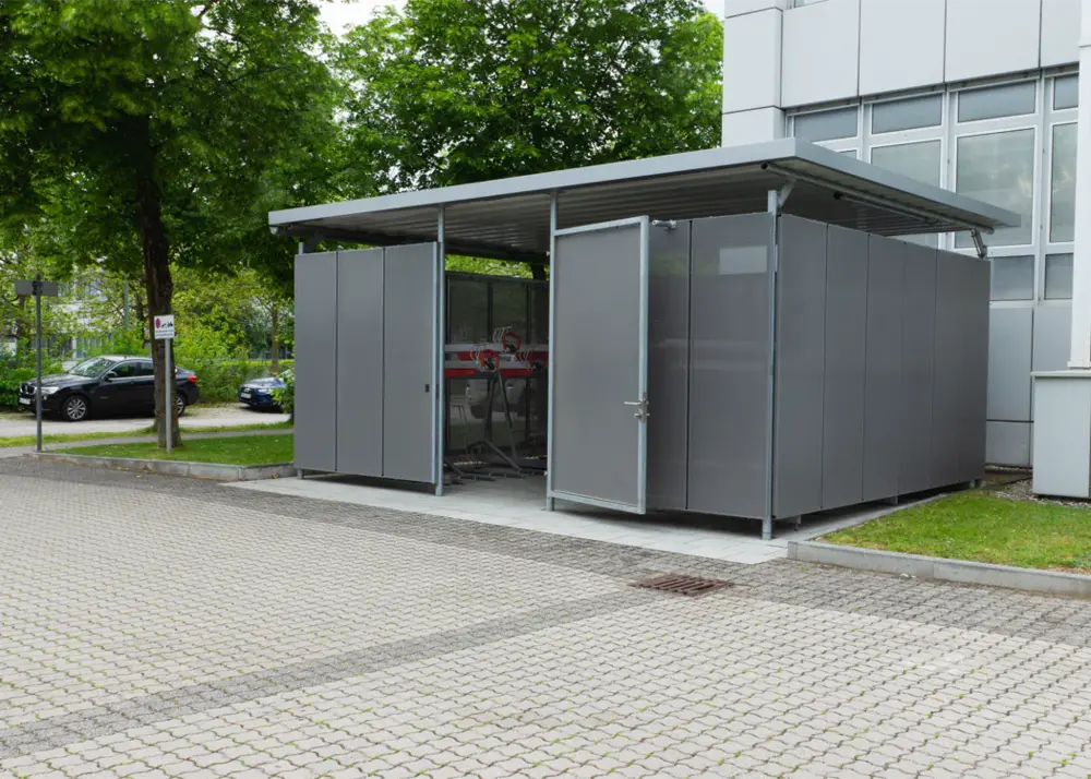 BWA Flachdach Fahrradhaus BWA Flachdach Fahrradhaus